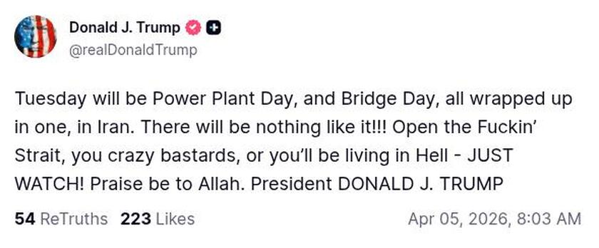 Post preview from Donald Trump