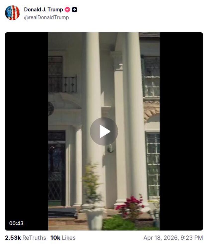 Post preview from Donald Trump