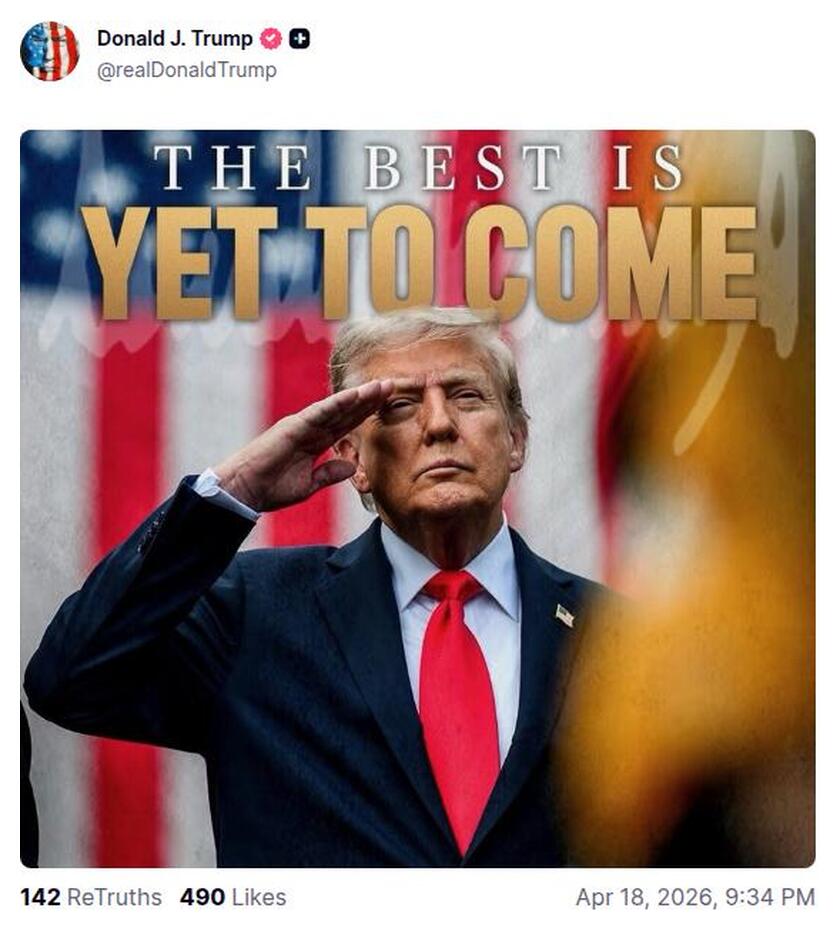 Post preview from Donald Trump