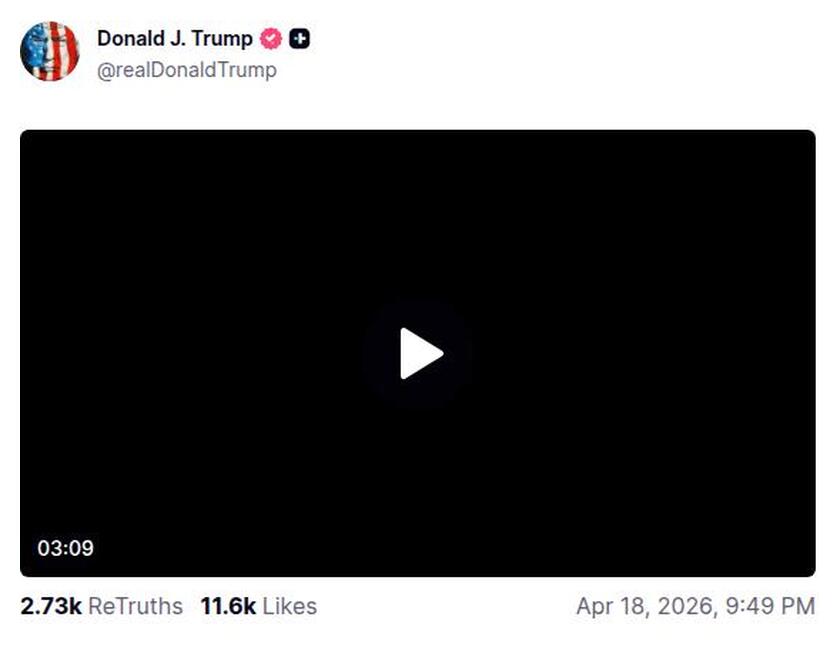Post preview from Donald Trump