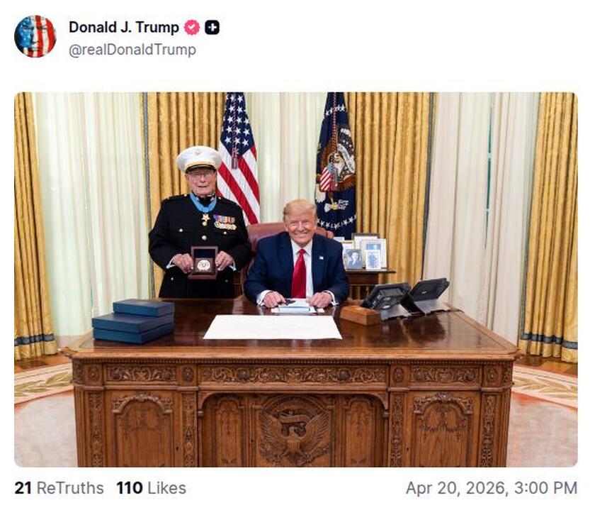 Post preview from Donald Trump