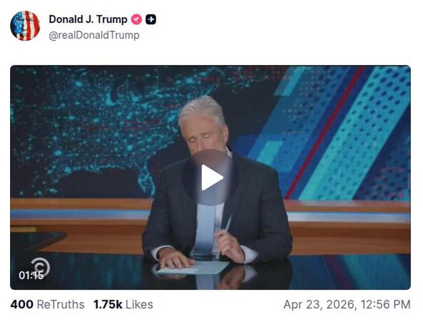 Post preview from Donald Trump