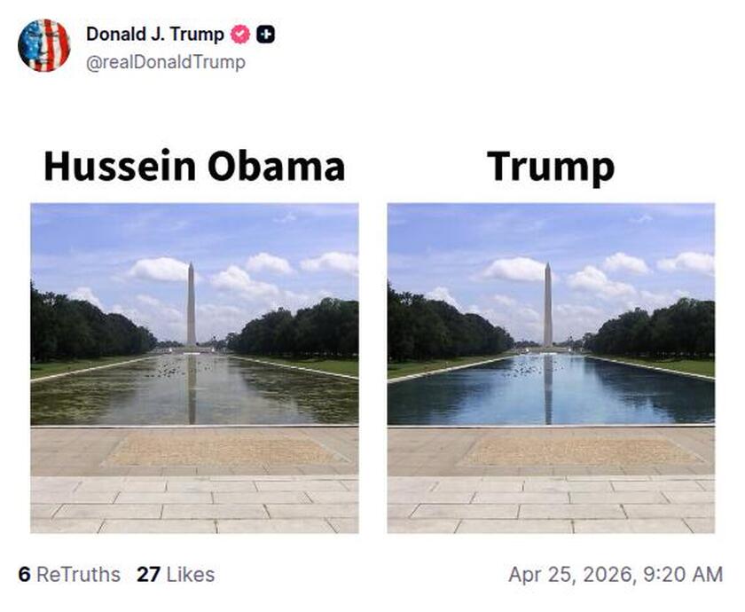 Post preview from Donald Trump