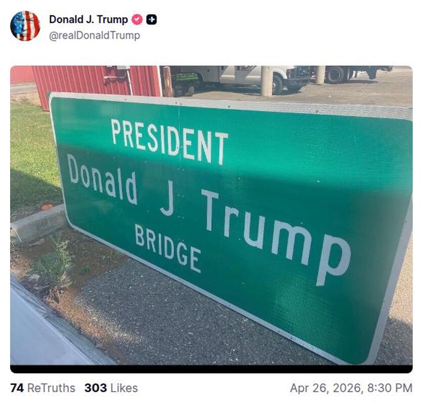 Post preview from Donald Trump