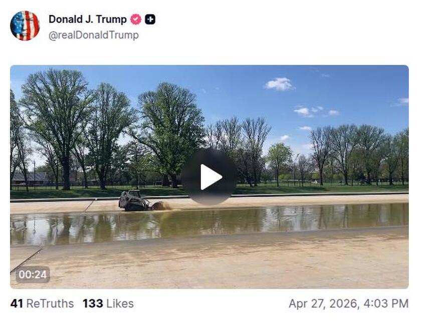 Post preview from Donald Trump