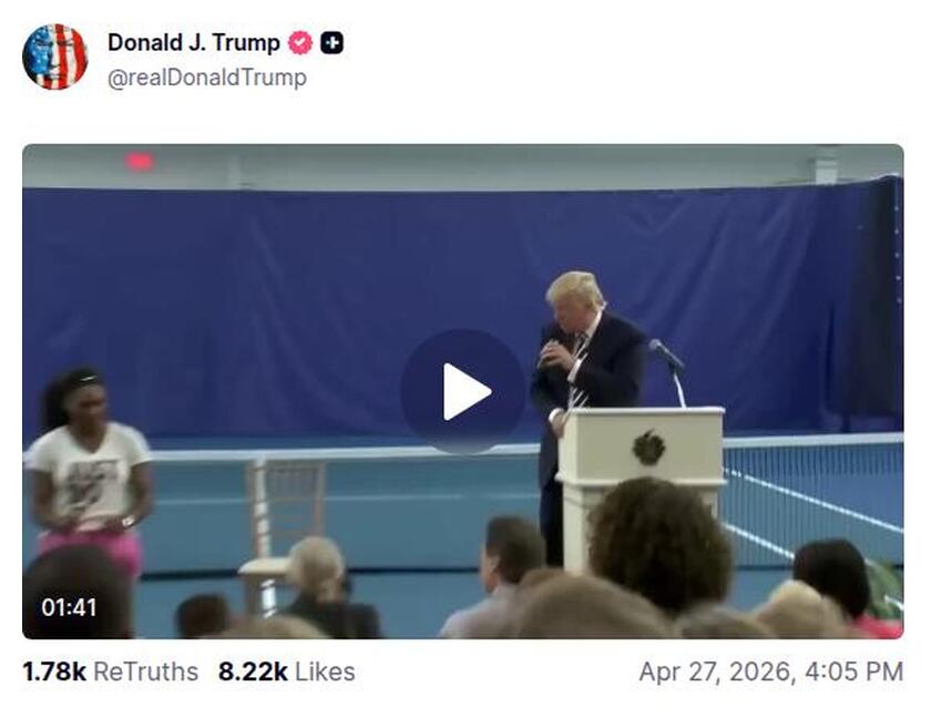 Post preview from Donald Trump