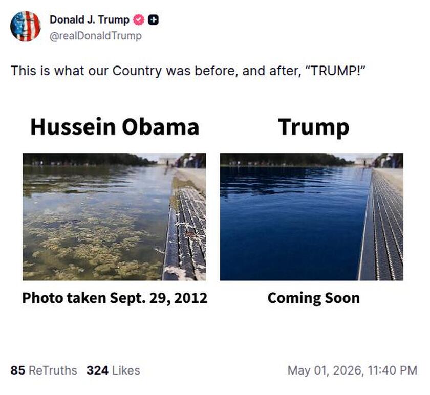 Post preview from Donald Trump
