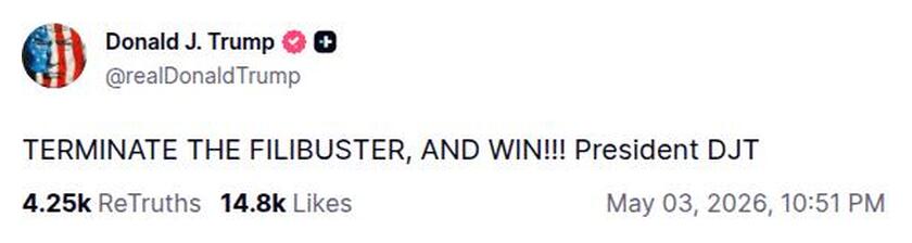 Post preview from Donald Trump