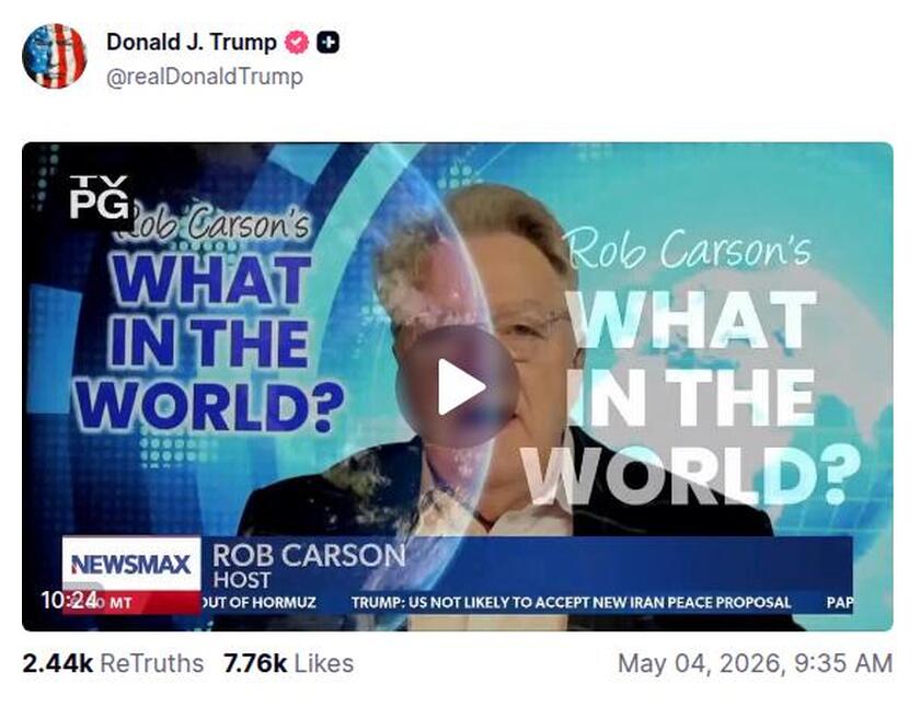 Post preview from Donald Trump