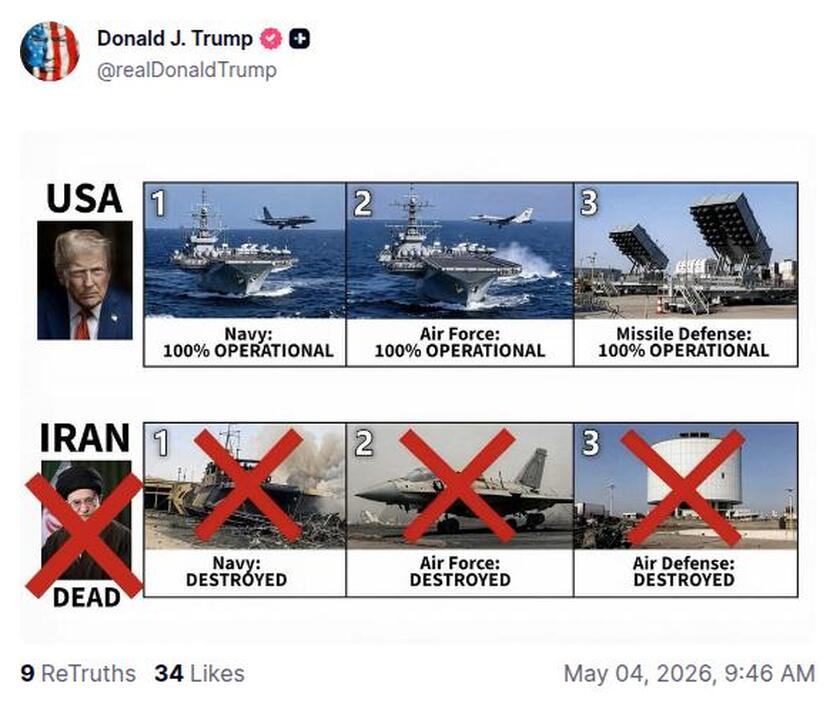 Post preview from Donald Trump