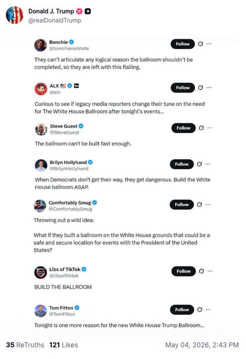 Post preview from Donald Trump