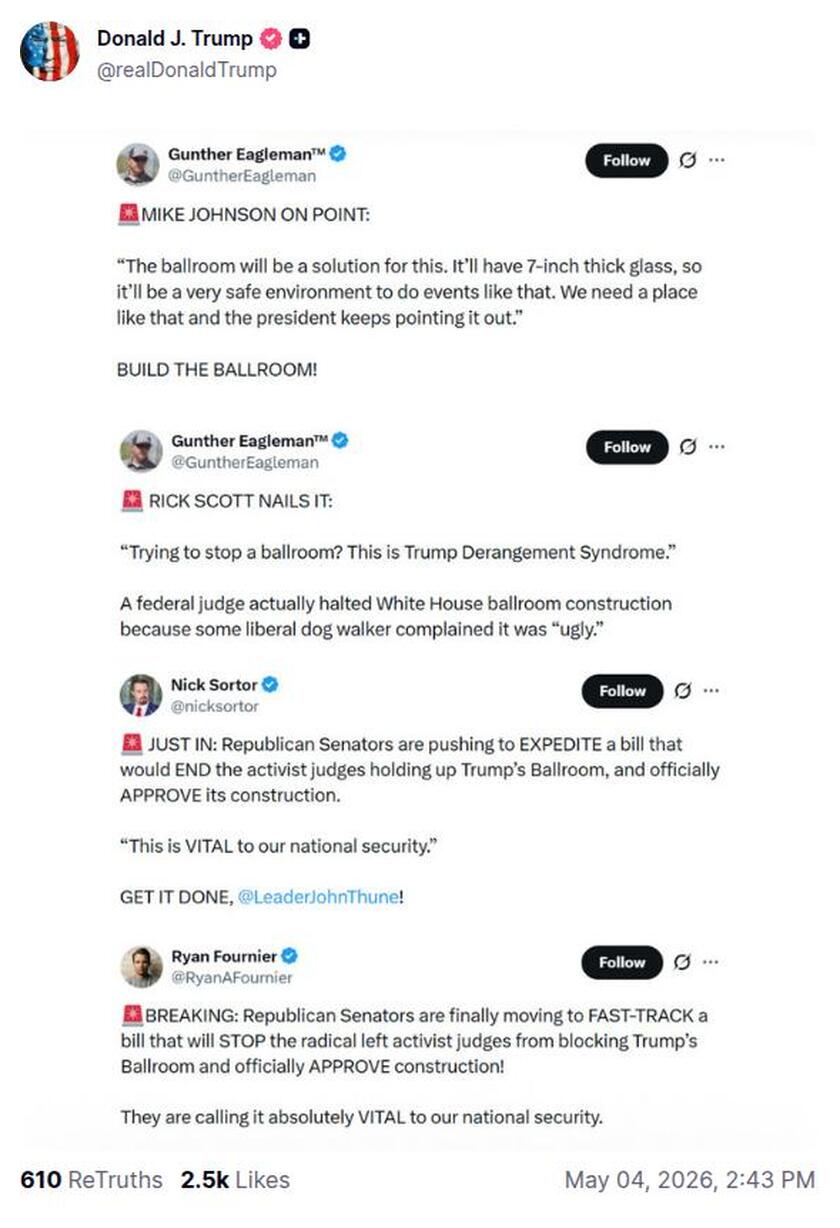 Post preview from Donald Trump