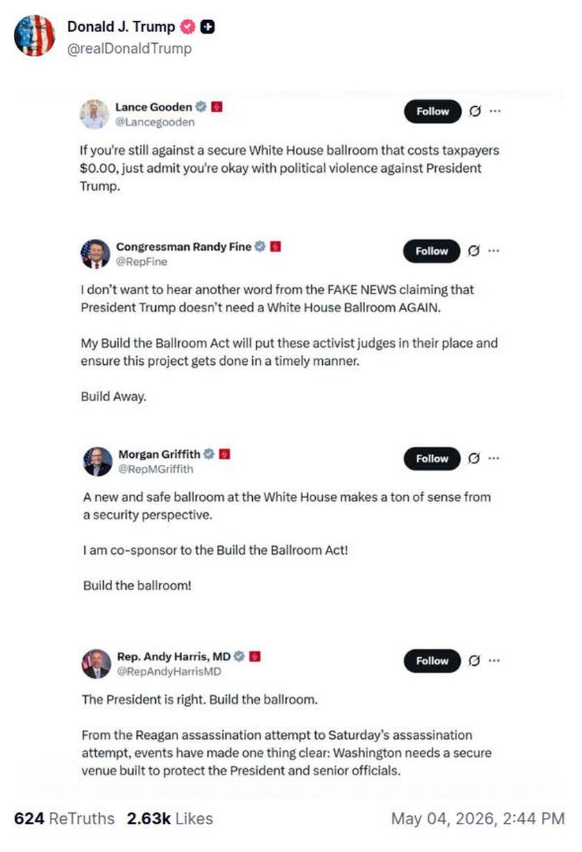 Post preview from Donald Trump