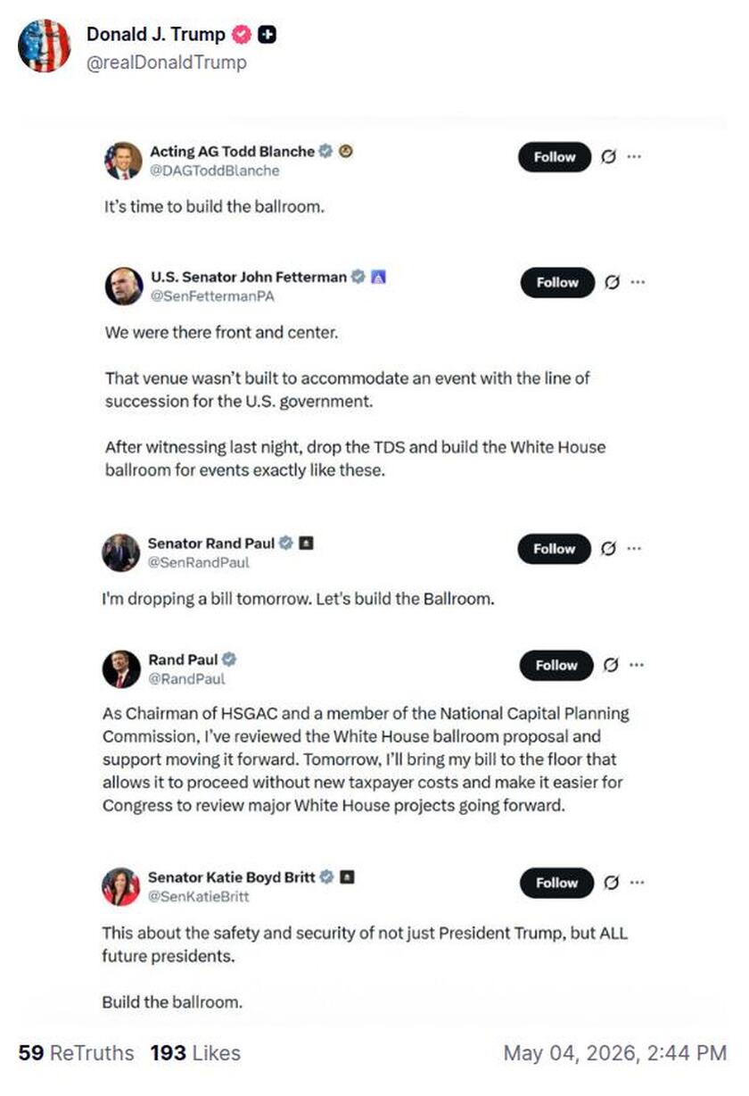 Post preview from Donald Trump