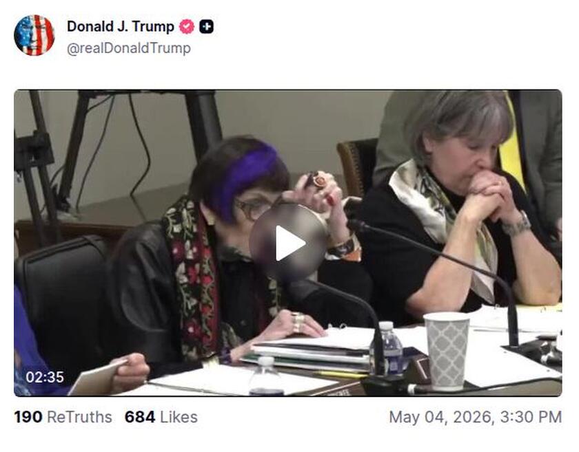 Post preview from Donald Trump