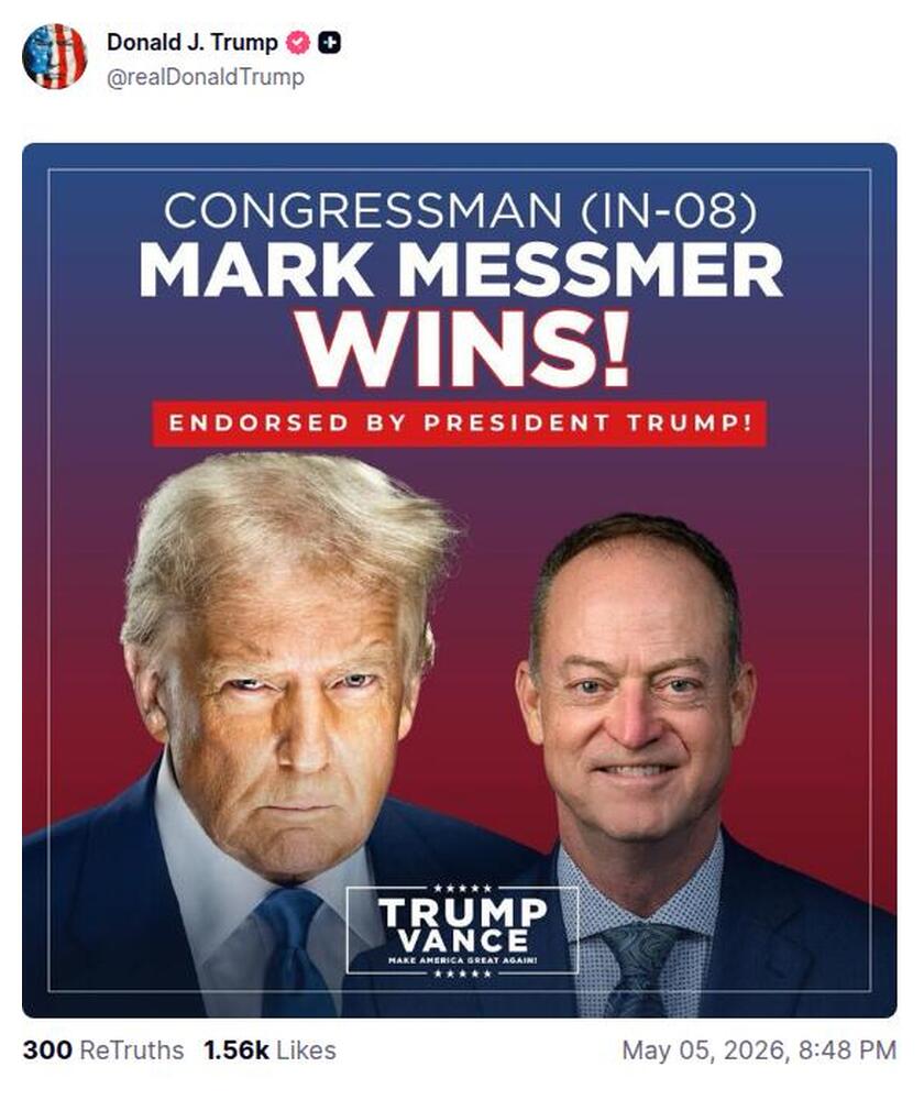 Post preview from Donald Trump