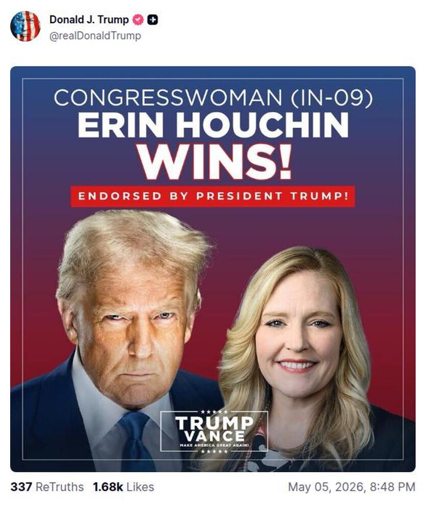 Post preview from Donald Trump