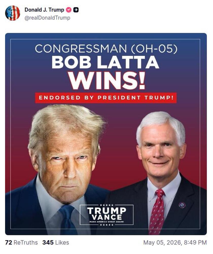 Post preview from Donald Trump