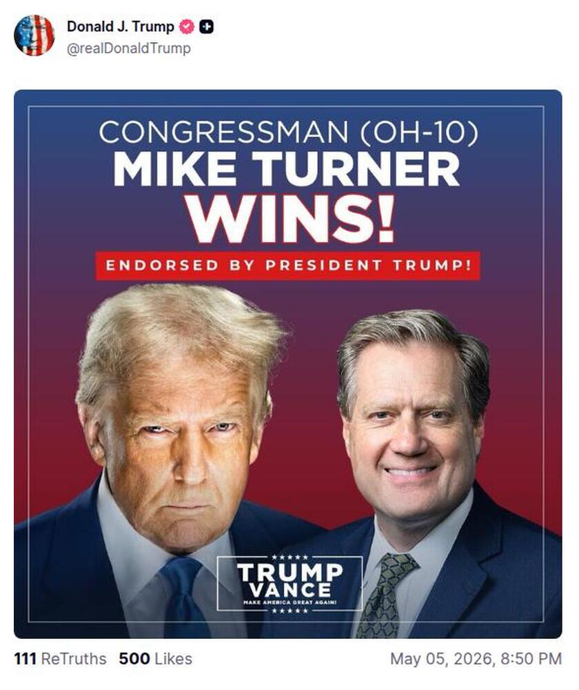 Post preview from Donald Trump