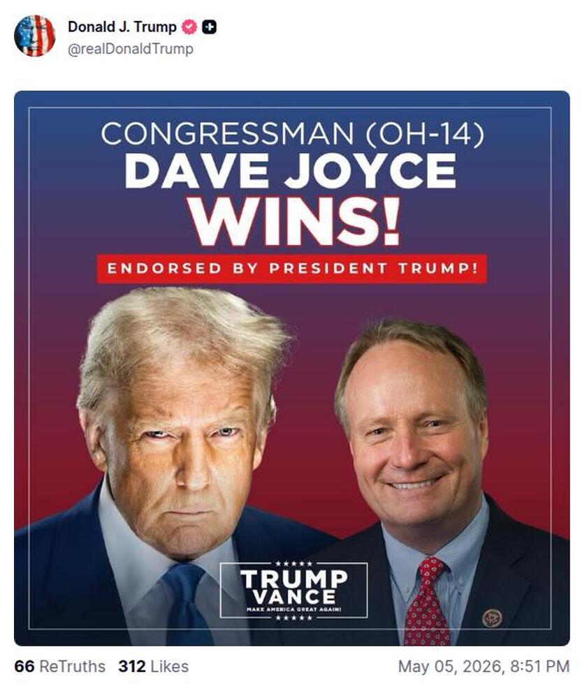 Post preview from Donald Trump