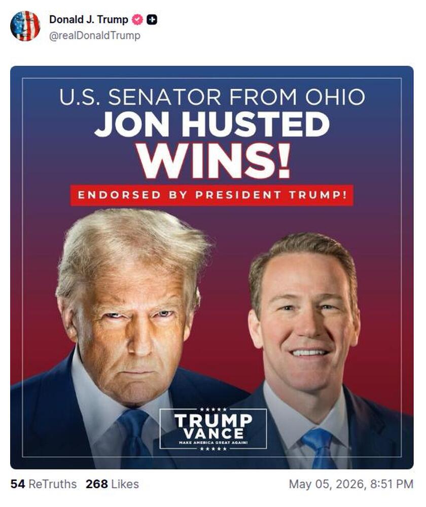 Post preview from Donald Trump