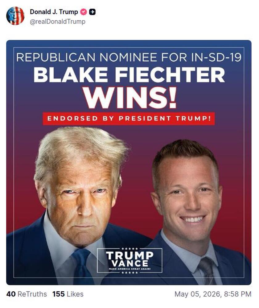 Post preview from Donald Trump