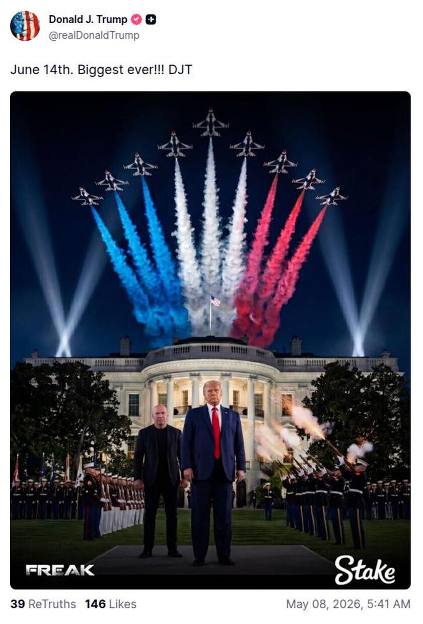 Post preview from Donald Trump