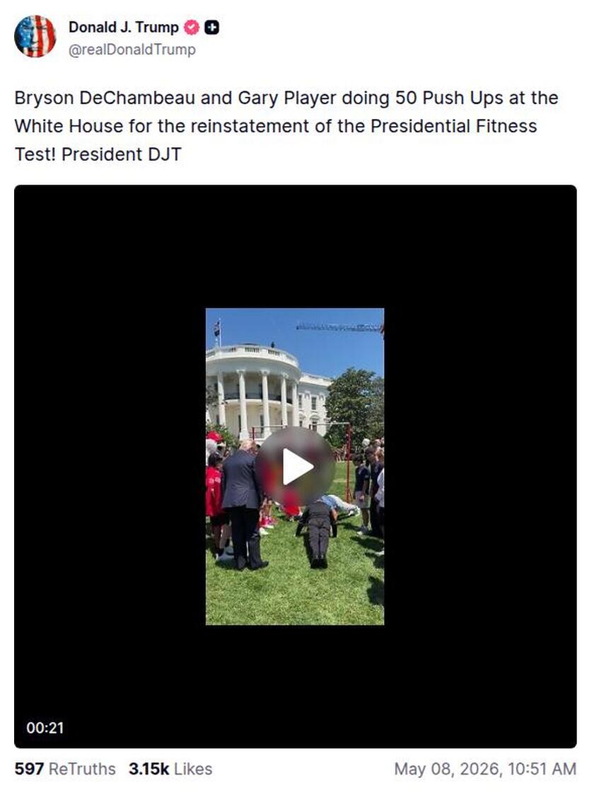 Post preview from Donald Trump