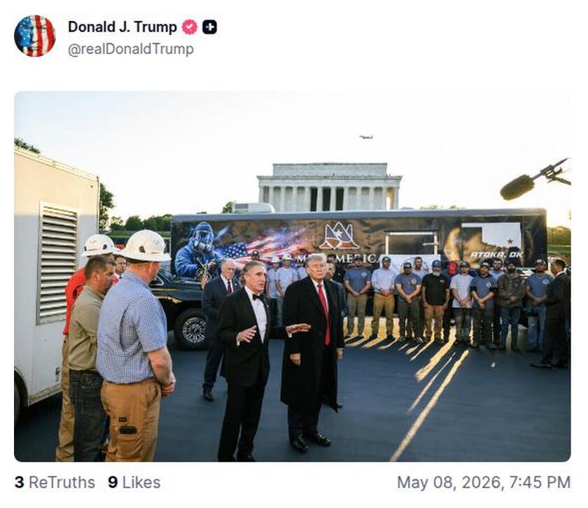 Post preview from Donald Trump