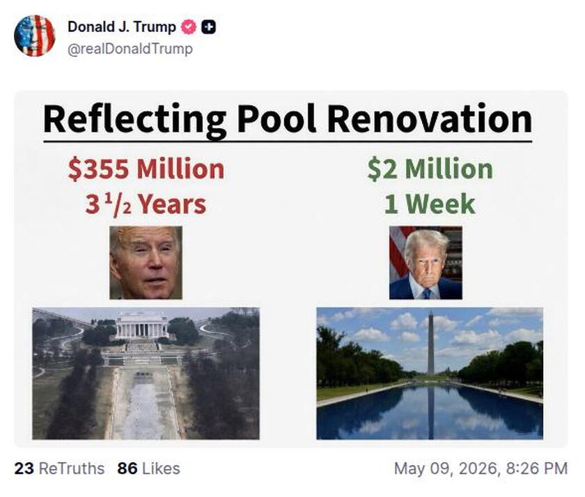 Post preview from Donald Trump