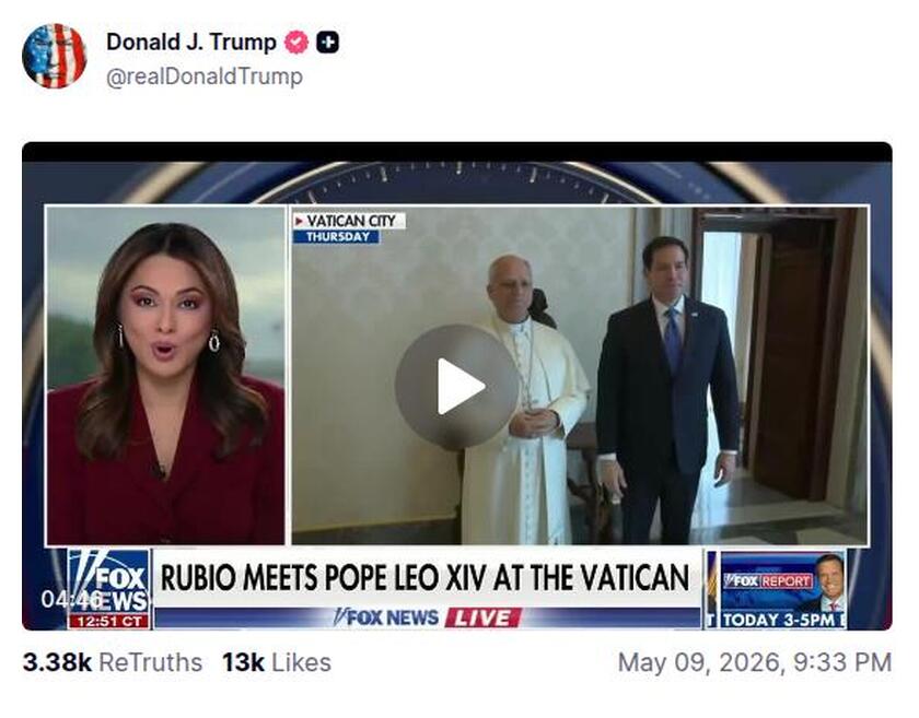 Post preview from Donald Trump