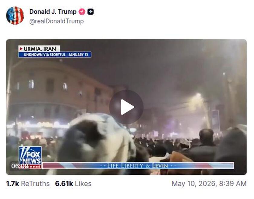 Post preview from Donald Trump