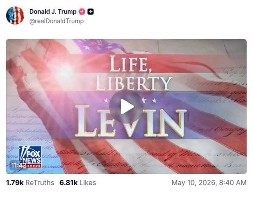 Post preview from Donald Trump