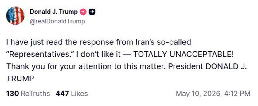 Post preview from Donald Trump