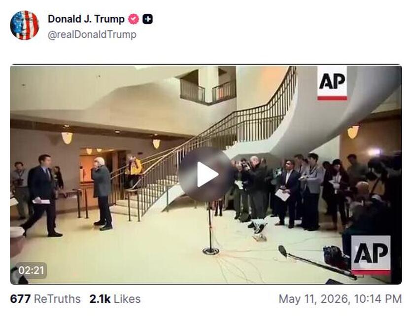 Post preview from Donald Trump