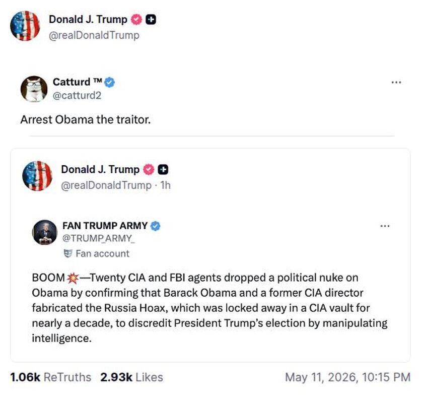 Post preview from Donald Trump