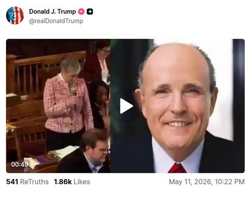 Post preview from Donald Trump
