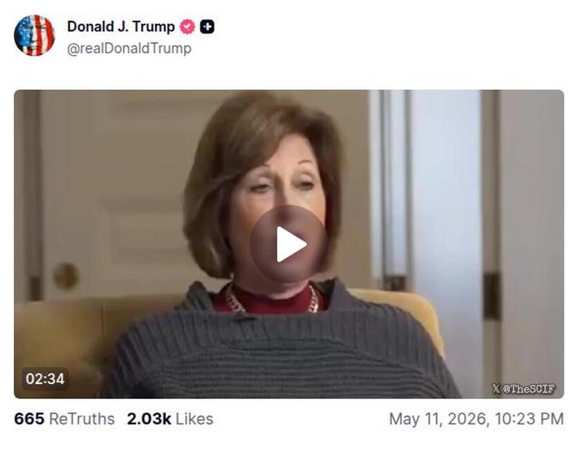 Post preview from Donald Trump