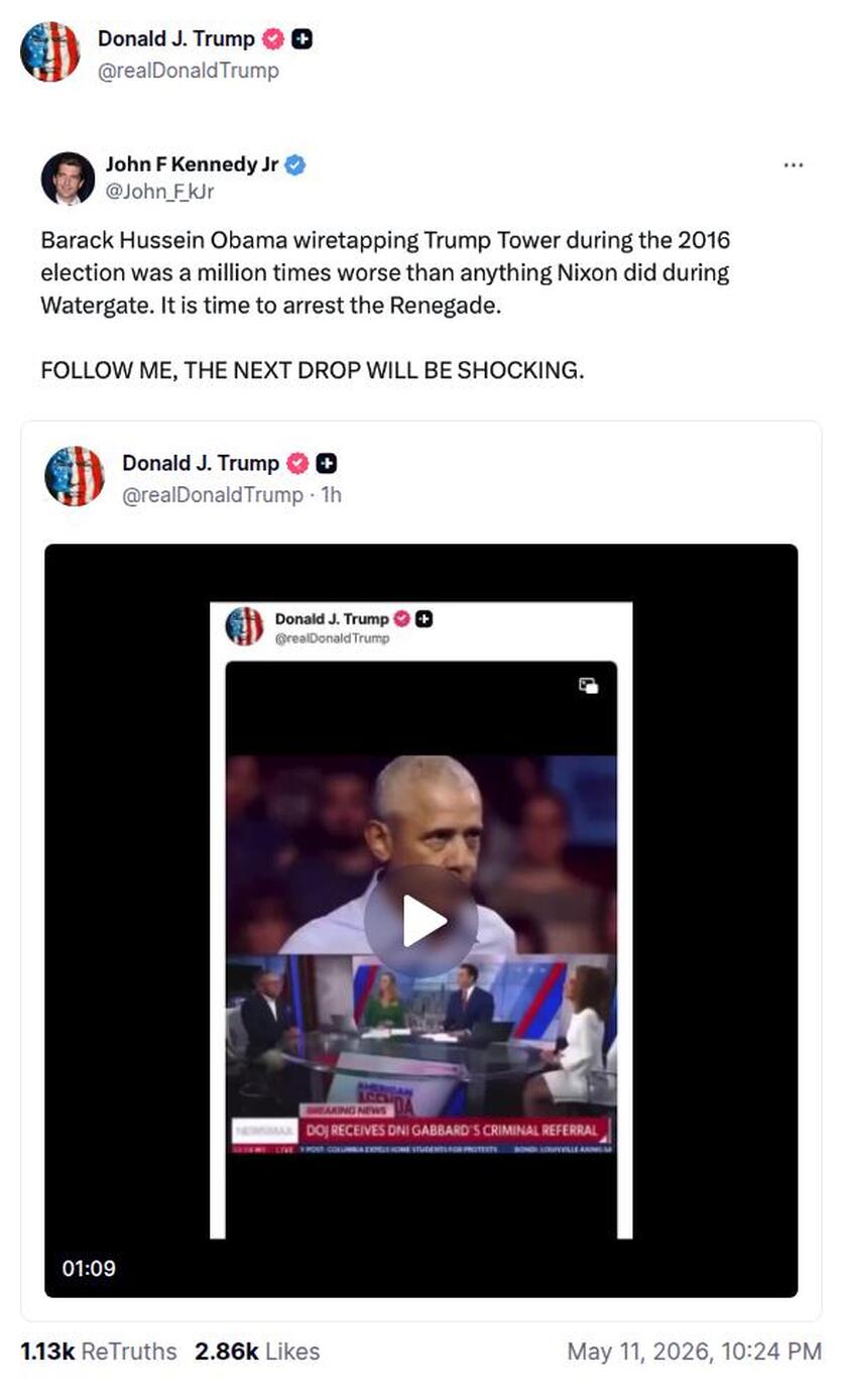 Post preview from Donald Trump