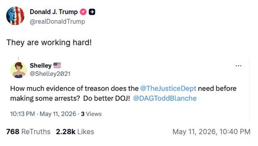 Post preview from Donald Trump
