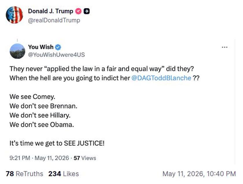 Post preview from Donald Trump