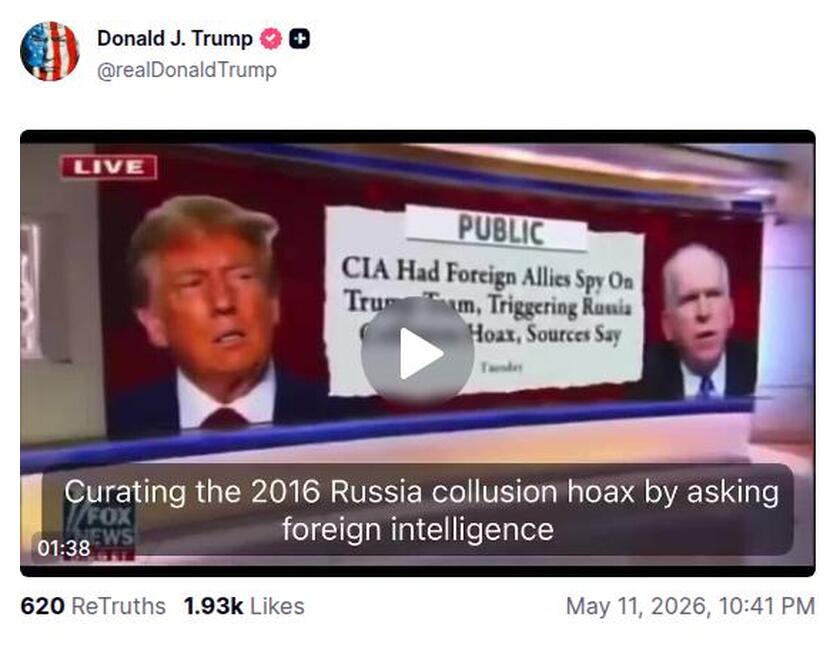 Post preview from Donald Trump