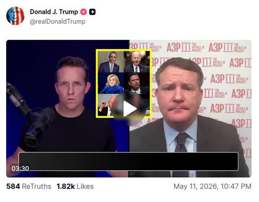 Post preview from Donald Trump