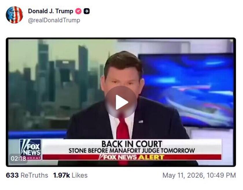 Post preview from Donald Trump