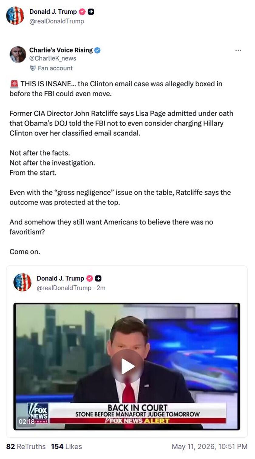 Post preview from Donald Trump