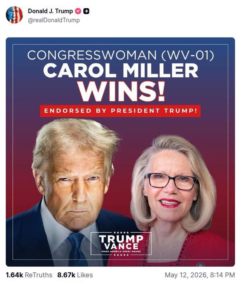Post preview from Donald Trump