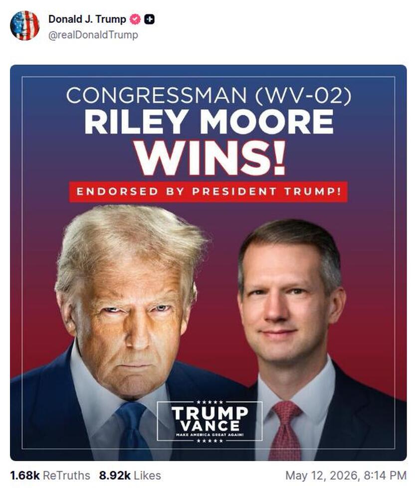 Post preview from Donald Trump