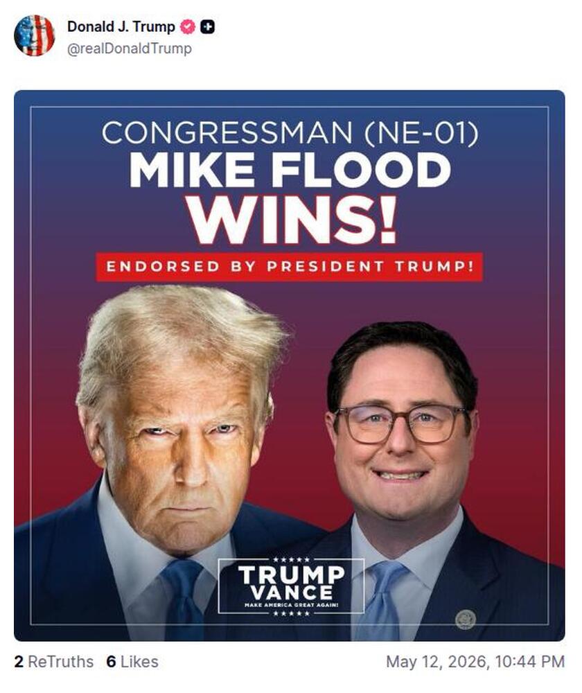 Post preview from Donald Trump