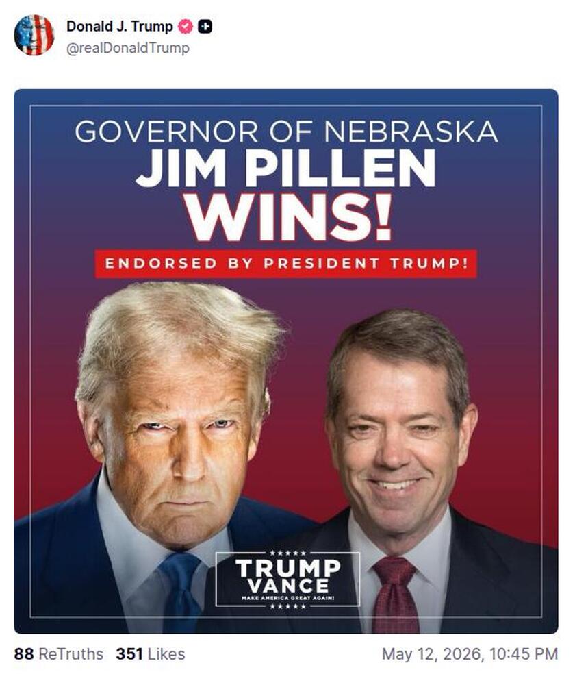 Post preview from Donald Trump