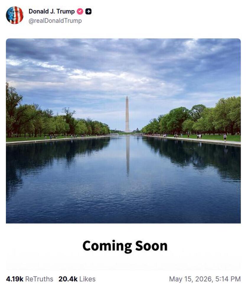 Post preview from Donald Trump